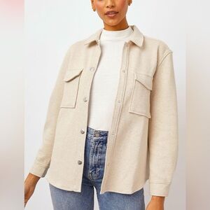Women's Rails Cream Shirt Jacket